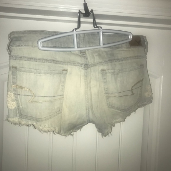 American Eagle Jean Shorts with Lace - Picture 3 of 5